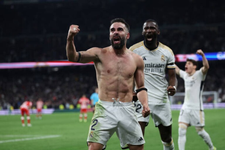 Carvajal culmina la remontada con polémica para poner al Real Madrid líder