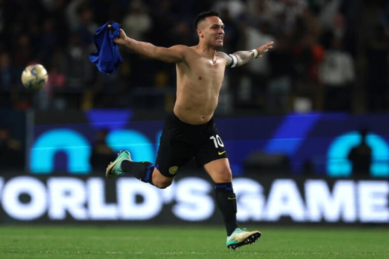 El Inter de Milán gana la Supercopa de Italia con un gol de Lautaro en el descuento